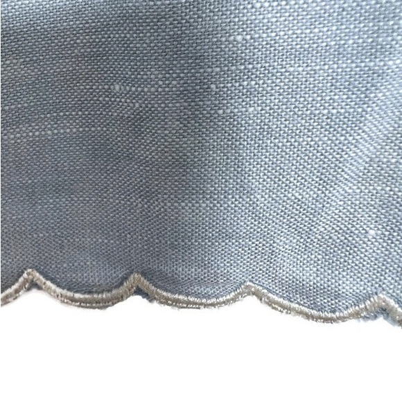 NWT Gap Kids linen/cotton dress, 12-18 months Butterfly eyelet, w/ diaper cover. - Picture 4 of 15